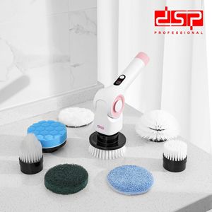 Cepillo de limpieza multifuncional DSP Electric Spin Scrubber KD2504 11 en 1 para uso doméstico en la cocina - Product Image 4