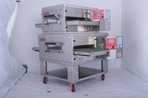 Four à <span class=keywords><strong>pizza</strong></span> professionnel à convoyeur automatique économe en énergie à double contrôle de température - Product Image 2