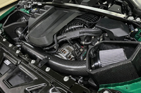 Kit d'admission d'air amélioré en fibre de carbone sèche avec filtre conique de course et tuyau rigide pour moteur BMW G80 M3 G82 M4 S58