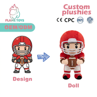 Poupée en peluche personnalisée en coton PP sans minimum de commande, vêtements amovibles, design brodé pour le soulagement du stress, merchandising pour fans de K-pop et jeux