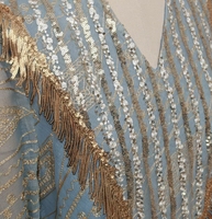 Belle jupe à franges à paillettes femmes arabes jupe longue vêtements pour femmes musulmanes