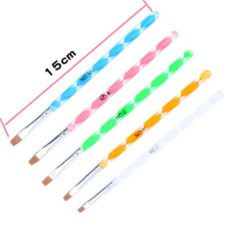 Набор кистей для рисования, ручка со стразами, кисть для лайнера для нейл-арта, ручка для рисования ногтей, кисть для акриловых ногтей