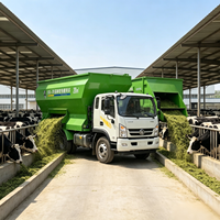 Máquina Esparcidora de Alimento Integrada en Chasis OEM ODM, Modelo 9SL 20, Equipo de Alimentación de Ganado de Uso Pesado