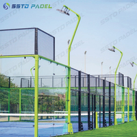 Lapangan Padel Panoramic Terlaris 2026, Lapangan Tenis Padel Luar Ruangan untuk Dijual, Beli Lapangan Padel