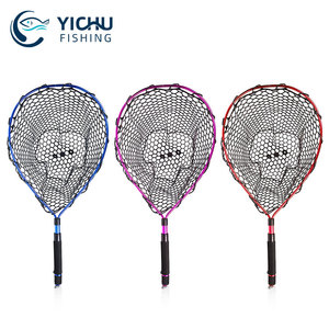 Filet de pêche pêche à la mouche <span class=keywords><strong>épuisette</strong></span> en alliage d'aluminium <span class=keywords><strong>télescopique</strong></span> <span class=keywords><strong>truite</strong></span> pliant Portable filet à main outils de pêche - Product Image 1