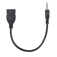 USB 3,5mm Stecker Aux Audio Jack Stecker an USB 2.0 Buchse Konverter Kabel Kabel Konverter Kabel Hinweis Nur für Auto Aux Port arbeiten