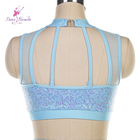 25028 Costumes de ballet haut de danse avec jupes Costumes de danse lyrique robe de danse