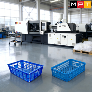 Máquina Hidráulica Horizontal MPT AT550-S para Fabricación <span class=keywords><strong>de</strong></span> Cajas/Cestas <span class=keywords><strong>de</strong></span> Frutas <span class=keywords><strong>de</strong></span> Materiales PP/ABS, Ahorro <span class=keywords><strong>de</strong></span> Energía y Alta Seguridad - Product Image 5