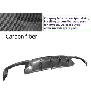 For <b>6</b> <b>Series</b> F06 4Door Gran Coupe M6/F13 2Door Coupe M6 Style Carbon Fiber Rear Diffuser 2011-2018 - Product Image 5