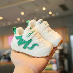 男の子女の子滑り止めラバーソールベビーシューズ幼児プレウォーカー靴メッシュ通気性ベビーシューズ1 ~ 2年 - Product Image 2