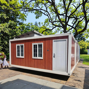 Casa Contenedor Modular Prefabricada de Acero de Lujo de 20 Pies, Cabaña Independiente para Acampar - Product Image 1