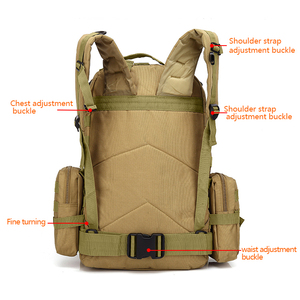 Mochila impermeable grande para acampar, mochila táctica de viaje desmontable, 50 <span class=keywords><strong>litros</strong></span> - Product Image 6