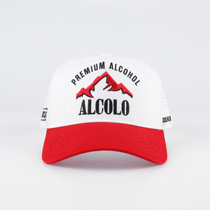 หมวกแก๊ปทรงทรัคแคป 5 ชิ้น ผ้าเทอร์รี่โพลีเอสเตอร์คุณภาพสูง สำหรับกิจกรรมกลางแจ้ง แฟชั่นทูโทน ขายส่ง ปักโลโก้ตามสั่ง ตาข่ายด้านหลัง ปรับขนาดได้ - Product Image 2