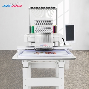Máquina <span class=keywords><strong>de</strong></span> Bordar Profesional <span class=keywords><strong>de</strong></span> Fábrica China, Computarizada, 12/15 Agujas, Cabezal Único, Automática, 1200 RPM - Product Image 1