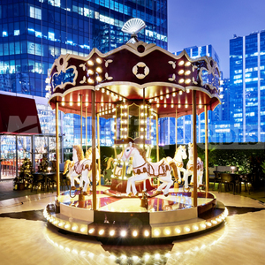 Bambino Manege Mini giostra a cavallo giostra per bambini attrazioni del parco e centri commerciali vendita - Product Image 3