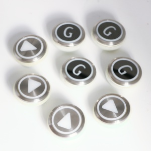 Piezas de repuesto para ascensor, botón de interruptor de ascensor de acero inoxidable, botón pulsador para ascensor <span class=keywords><strong>KONE</strong></span> - Product Image 6