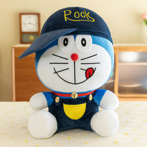 Super süße blaue fette Katze Roboter puppe Super weiche Plüsch <span class=keywords><strong>Doraemon</strong></span> Kissen gewaschene Technik Plüsch tier - Product Image 2
