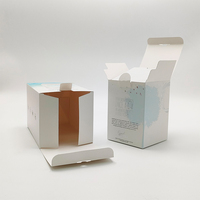 Impression personnalisée papier blanc carton cosmétique cadeau emballage boîte bougie pot papier boîte tasse à café pour l'emballage des marchandises