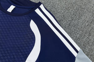 Uniformes de Fútbol de Verano 26/27 Madrid Conjunto de Uniforme de Entrenamiento de Manga Corta Camiseta de Fútbol Europeo Transpirable de Poliéster - Product Image 4