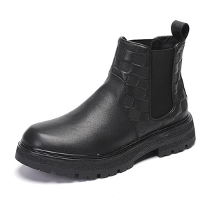 รองเท้าบูทหนังผู้ชายแบบพรีเมียม สไตล์เดสเซิร์ต แบบผูกเชือก รองเท้าลำลองข้อสั้น รองเท้าธุรกิจแบบสมาร์ท - Product Image 5