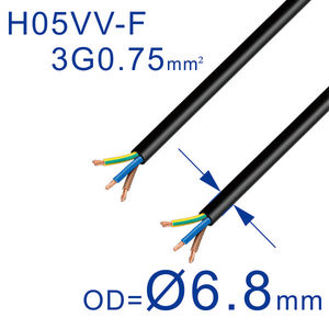 Nhà Máy Giá IP20 Schuko cắm Cee 7/3 Outlet Châu Âu EU dây cáp điện - Product Image 5