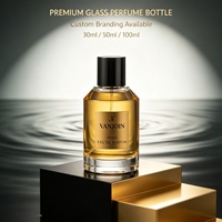 Ensemble de flacons de parfum de luxe avec boîte cadeau magnétique en forme de livre, flacons de parfum en verre de 30 ml, 50 ml, 100 ml et logo personnalisé sur étiquette métallique