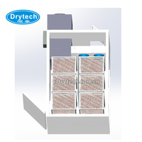 Séchoir à pompe à chaleur DRYTECH à économie d'énergie pour la déshydratation des noix de qualité alimentaire, séchage à basse température, capacité de 300-400 kg