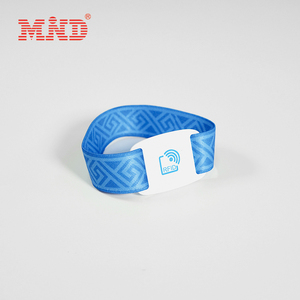 LF <span class=keywords><strong>HF</strong></span> <span class=keywords><strong>RFID</strong></span> PVC 태그 탄성 팔찌 패시브 스마트 NFC <span class=keywords><strong>RFID</strong></span> 스트레치 패브릭 팔찌 - Product Image 6