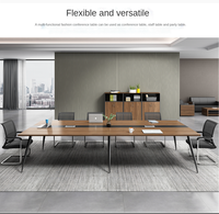 Table de réunion Mobilier commercial Table de bureau moderne Table de conférence exécutive et chaises Ensemble pour salle de conférence Mobilier de bureau