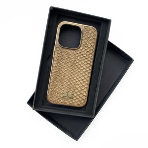 Funda de teléfono móvil de cuero con patrón de pitón TPU de galvanoplastia de alta calidad para iPhone 15 Pro Max 14 Plus 13 - Product Image 1