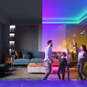 スマートWifiLedストリップライトキットAlexaおよびGoogleHomeと互換性のあるアプリコントロール付き10MRgb音楽同期ライト - Product Image 3