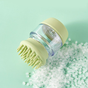 Wholesale <b>Dog</b> Bathing Tool Pet Shower Sprayer & <b>Bath</b> Brush 2-in-1 for Bathtub Outdoor Garden Hose Cleaning - Product Image 1