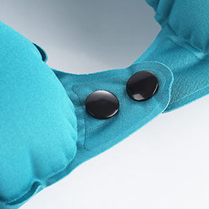 Almohada de Viaje Inflable en Forma de U para Avión y Auto, con Funda de Felpa, 40x28cm, Venta al Por Mayor - Product Image 2