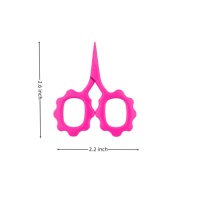 Ciseaux de tailleur rose vif Tournesol, mini-ciseaux de couture et de broderie, outil de coupe pour le point de croix et les loisirs créatifs