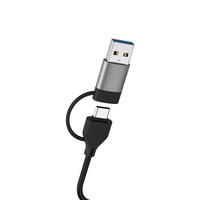 Hub USB 3.0 4 ports, hub USB haute vitesse, séparateur de type C, 4 ports USB 3.0 2.0, adaptateurs pour PC, accessoires informatiques, hub multiport