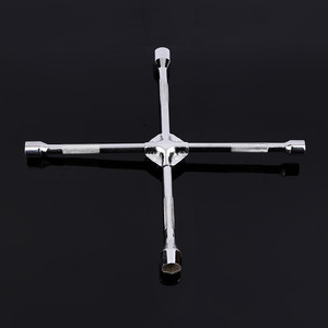 Llave de Trinquete Hexagonal Cruzada de 17-19-21-23 mm, Métrica, de Acero 45, Herramienta para Reparación de Neumáticos de Automóviles - Product Image 2