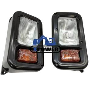 Nueva Lámpara Delantera de Calidad XPower 2534-1167 2534-1168 (Negro/Plateado) para Excavadora de Orugas, Repuestos - Product Image 1