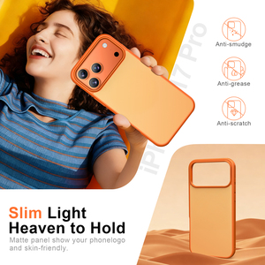 Custodia Antiurto in Silicone Liquido Acrilico <span class=keywords><strong>Arancione</strong></span> per <span class=keywords><strong>iPhone</strong></span> 17, 17 Pro Max, 17 Air, 16, 15, 14, 13, 12, <span class=keywords><strong>11</strong></span> Pro Max - Product Image 4