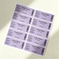 Étiquettes et boîtes en papier personnalisées pour flacons de 3 ml, 5 ml, 10 ml, ensemble d'emballage pour flacons rechargeables