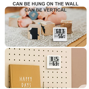 Thermomètre hygromètre numérique LCD mini portable ABS OEM IP56 Utilisation intérieure et extérieure <span class=keywords><strong>Mesure</strong></span> de la température domestique - Product Image 4