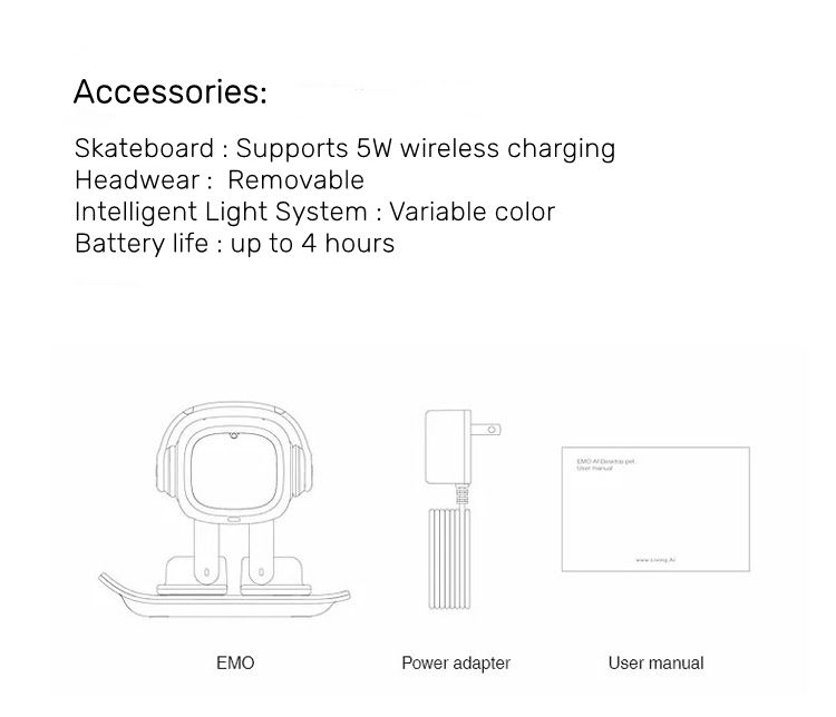 Emo Robot - Smart Companion Pet Robot | AI Interactive Educational Toy for Kids