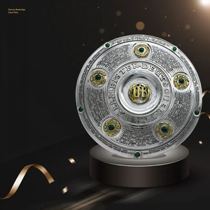 Trofeo de Fútbol de Resina de las Cinco Ligas Mayoras de la Bundesliga Europea, Escultura de la <span class=keywords><strong>Copa</strong></span> de la Liga de Campeones, Figura Coleccionable, Modelo de Recuerdo Navideño - Product Image 2