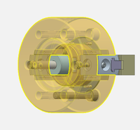 Mandrin hydraulique solide à 2 mors AUTOCHUCK 2P-04, plage de serrage 5-110 mm, pour tour CNC, idéal pour pièces carrées et de formes spéciales
