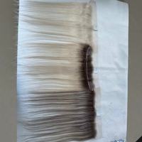 Nouveau postiche frontal en dentelle complète avec bande élastique réglable oreille à oreille cheveux Topper cheveux humains vierges