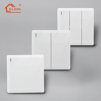 Interruptor de botón pulsador de panel grande de material PC, diseño popular, 20A 32A 45A, para aire acondicionado, calentador de agua, soplador y cocina