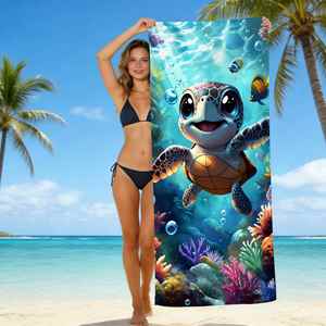 Wholesale Custom Large Summer <b>Microfiber</b> <b>Beach</b> <b>Towels</b> Turkish Style Quick Dry Free Design Custom <b>Beach</b> <b>Towels</b> Fast Shipping - Product Image 2