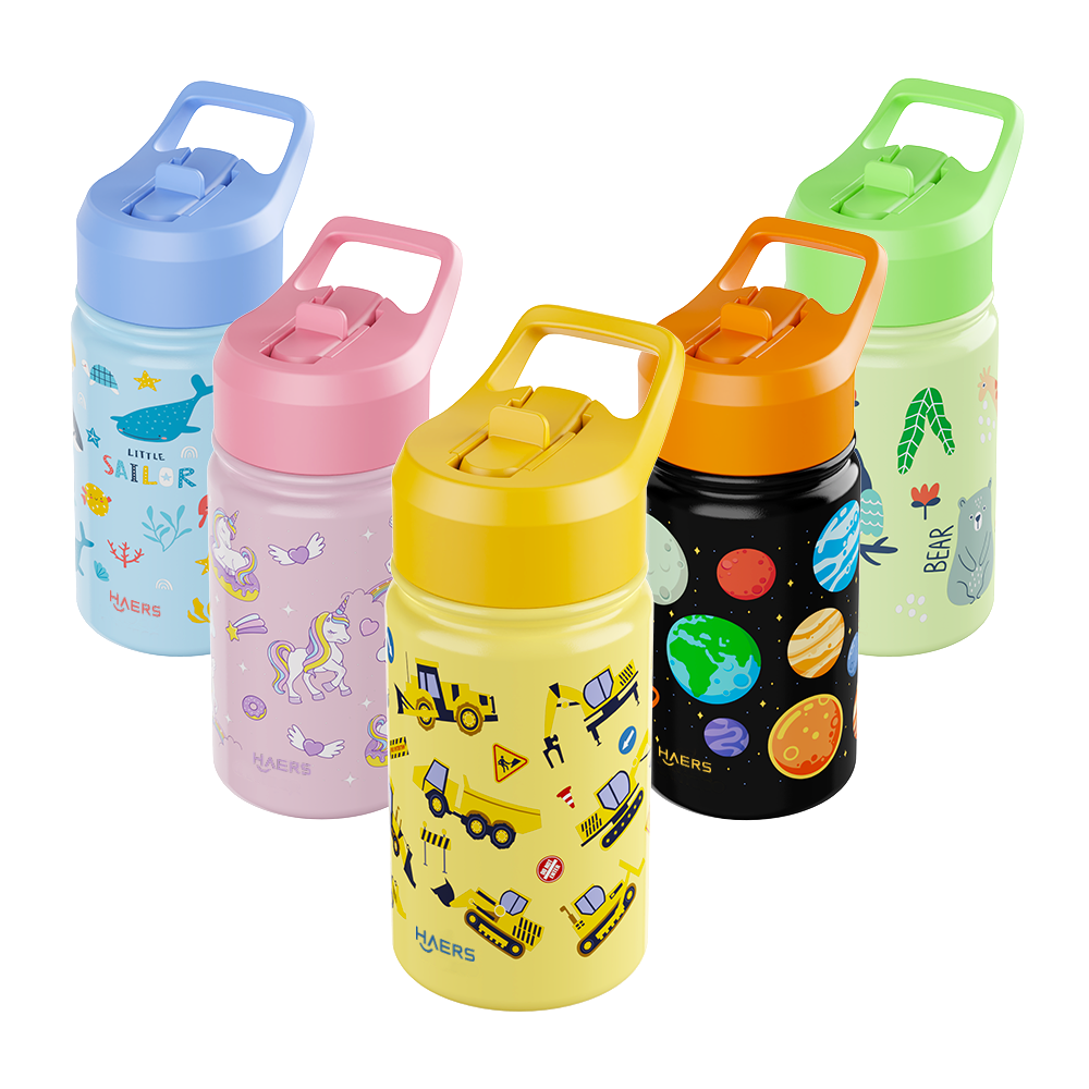 Cheap Price Kids Water Bottle Cute Cartoon Vacuum Flask