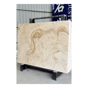 Losa de Ónix Natural Translúcido de Alta Calidad con Patrón de Ondas de Agua Beige - Product Image 4