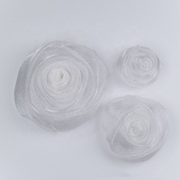 Accessoires de vêtement DIY, dentelle en organza, applique florale 3D, patch LT2682A