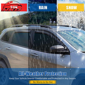 Deflectores de Ventana Laterales Acrílicos para Jeep Cherokee 14-23, 4 Piezas - Product Image 6